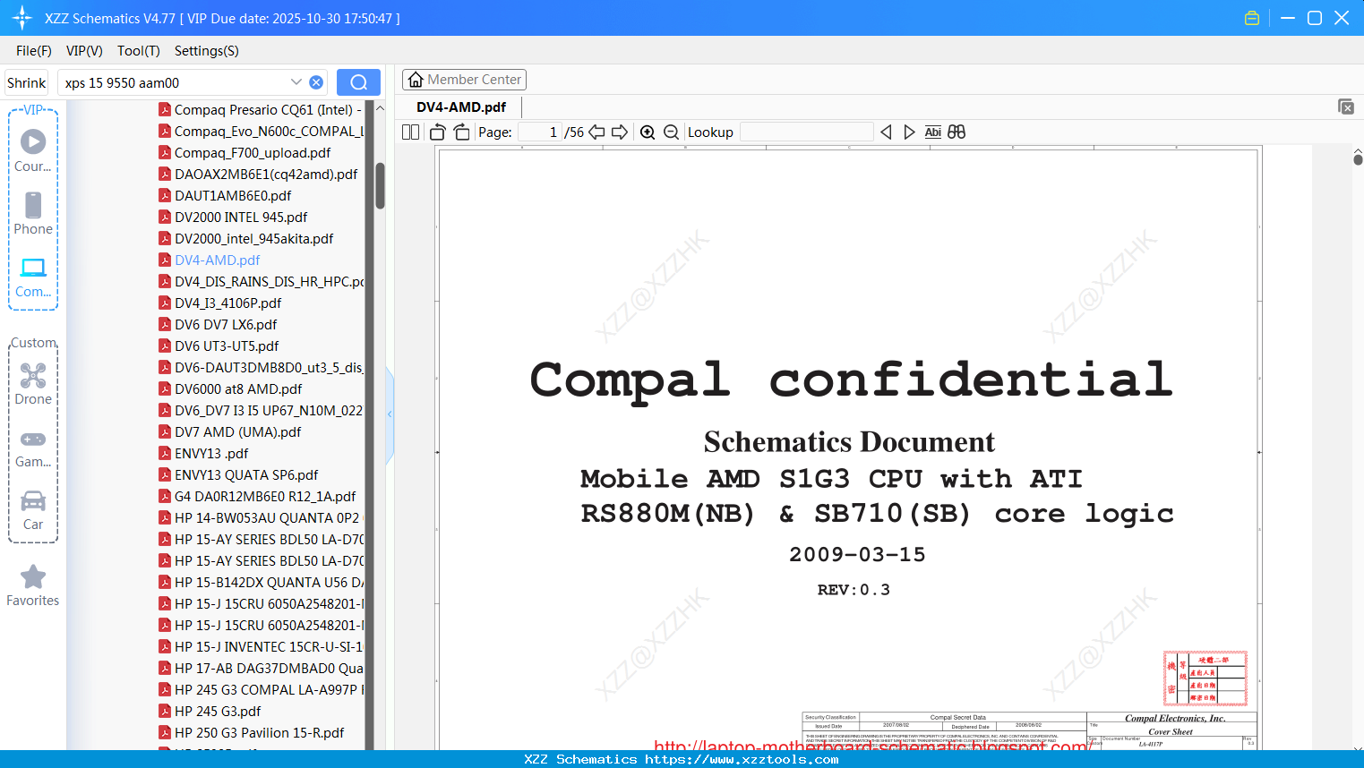 Laptop HP DV4-AMD